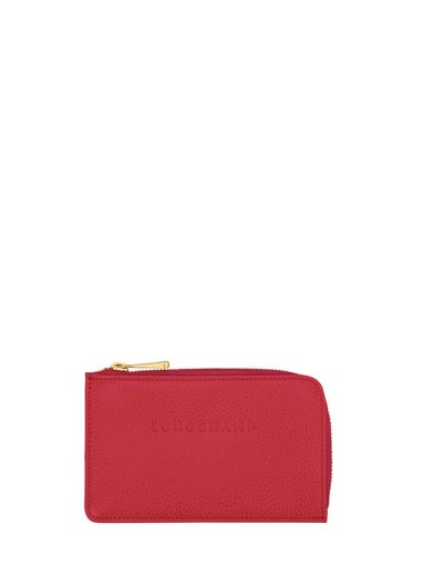 Longchamp Le foulonn� Kredietkaarthouder Rood