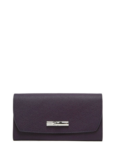 Longchamp Roseau Portefeuille Violet