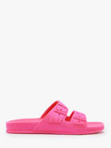 Claquettes Cacatoes Rose women NEON