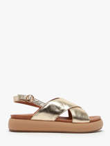 Sandalen Uit Leder Inuovo Goud women A96005