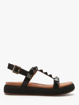 Sandales En Cuir Inuovo Noir accessoires A96017