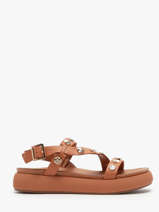 Sandales En Cuir Inuovo Vert women A96019