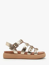 Sandalen Uit Leder Inuovo Goud women A96020