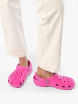 Mules Classic Bone Crocs Rose women 10001-vue-porte