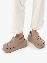 Mules Crush Clog Crocs Blanc women 207521-vue-porte