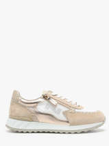 Sneakers En Cuir Nathan baume Beige women 241NS01