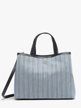 Sac Bandoulire Th Spring Chic Polyester Recycl Tommy hilfiger Bleu th spring chic AW16414