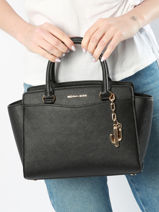 Sac Port Main Selma Michael kors Noir selma S4BLMS2O-vue-porte