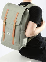 Rugzak 1 Compartiment Met 15" Laptopvak Herschel Groen classics 11397-vue-porte