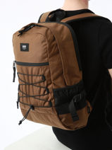 Rugzak 1 Compartiment Vans Bruin backpack VN00082F-vue-porte