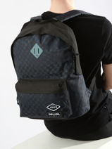 Sac  Dos 1 Compartiment Rip curl Bleu twisted weekend TW135MBA-vue-porte