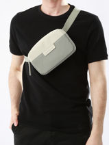 Bergen Crossbody - Sac Banane Kapten and son Vert accessoires HABO-vue-porte