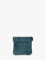 Porte-monnaie Etincelle Iris�e Cuir Etrier Bleu etincelle irisee EETI5005