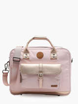 Documententas 1 Compartiment Met 15" Laptopvak Cabaia Roze laptop MESS