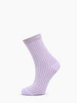 Chaussettes Cabaia Violet socks women ANT