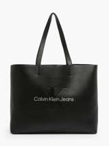 Sac Port paule Sculpted Calvin klein jeans Noir sculpted K610825