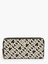 Portefeuille Tommy hilfiger Zwart iconic tommy AW15743
