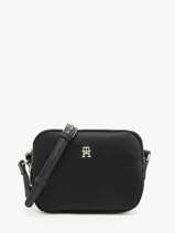 Sac Bandouli�re Poppy Nylon Tommy hilfiger Noir poppy AW15638