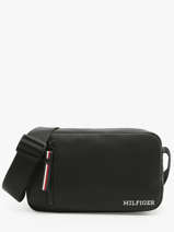 Cross Body Tas Tommy hilfiger Zwart th pique AM11780