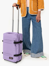 Valise Cabine Eastpak Violet authentic luggage EK0A5BA7-vue-porte