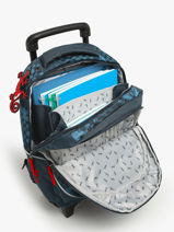Sac A Dos  Roulettes Cameleon Bleu actual SR39-vue-porte