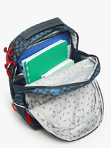 Sac  Dos Cameleon Bleu actual SD39-vue-porte