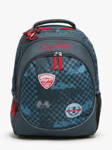Sac � Dos 2 Compartiments Cameleon Bleu actual SD45