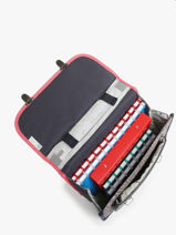 Cartable Enfant 1 Compartiment Cameleon Multicolore retro CA32-vue-porte