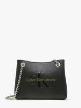 Sac Port paule Sculpted Calvin klein jeans Noir sculpted K607831