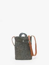 Sac Bandoulire L'atelier Du Crochet Le voyage en panier Gris l'atelier du crochet AM776