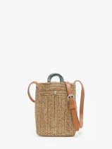 Cross Body Tas L'atelier Du Crochet Le voyage en panier Beige l'atelier du crochet AM776