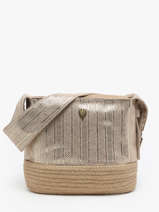 Sac Shopping Guimauve Le voyage en panier Beige guimauve PM750