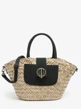 Handtas Panier Papier Le voyage en panier Zwart panier PM765