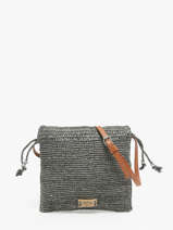 Sac Bandoulire L'atelier Du Crochet Raphia Le voyage en panier Gris l'atelier du crochet AM773
