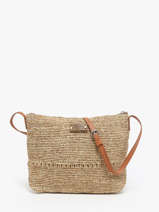 Cross Body Tas L'atelier Du Crochet Papier Le voyage en panier Beige l'atelier du crochet AM727