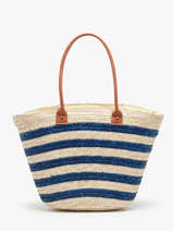 Sac Port paule Cabas Gerard pasquier Bleu cabas 24006