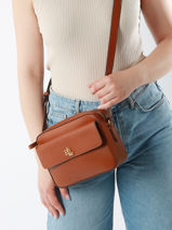 Cross Body Tas Dryden Leder Lauren ralph lauren Blauw dryden 31926645-vue-porte