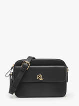 Sac Bandoulire Dryden Cuir Lauren ralph lauren Noir dryden 31926645