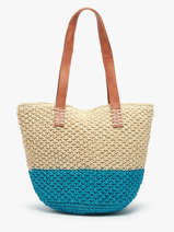 Schoudertas Cabas Gerard pasquier Blauw cabas 24009