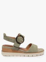 Sandales En Cuir Tamaris Vert women 42