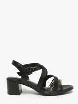 Sandalen Met Hak Uit Leder Tamaris Zwart women 42