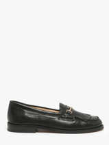 Mocassins En Cuir Inuovo Noir women B01002