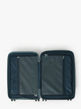 Valise Cabine Jump Bleu evae EV20-vue-porte
