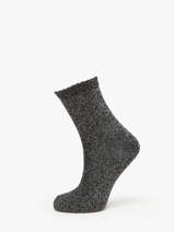 Chaussettes Pieces Noir socks women 17078534