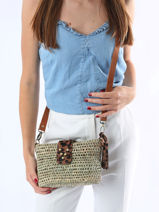 Sac Bandoulire Riviera Virginie darling Beige riviera RIVRMICR-vue-porte