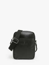 Sac Bandoulire Serge blanco Noir marfa MAR13010