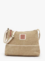 Sac Bandoulire Naturel Le voyage en panier Beige naturel PM808