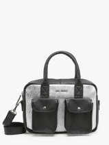 Cross Body Tas Argento Leder Paul marius Bruin argento DANDSARG