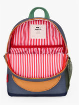 Sac  Dos Hello hossy Bleu cool kids M6-vue-porte