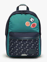 Sac � Dos 2 Compartiments Tann's Bleu les fantaisies g 63257